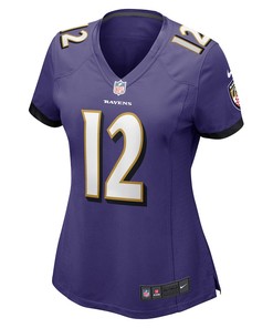 Anthony Brown Baltimore Ravens Women's Player Game Jersey - Purple