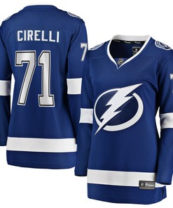 Anthony Cirelli Tampa Bay Lightning Fanatics Branded Womens Home Breakaway Player Jersey - Blue Nhl