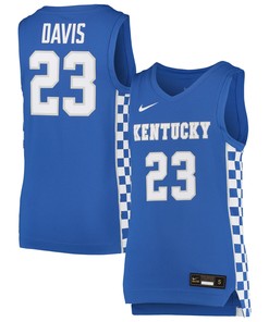 Anthony Davis Kentucky Wildcats Replica Basketball Jersey - Royal Ncaa