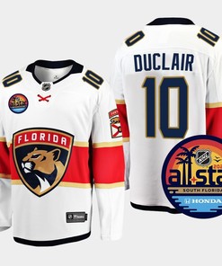Anthony Duclair 10 Florida Panthers 2023 All-Star Game Jersey White Equipment