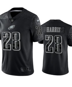 Anthony Harris 28 Philadelphia Eagles Black Reflective Limited Jersey - Men