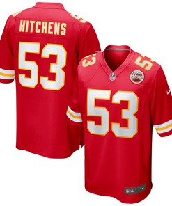 Anthony Hitchens Kansas City Chiefs Game Jersey - Red Nfl