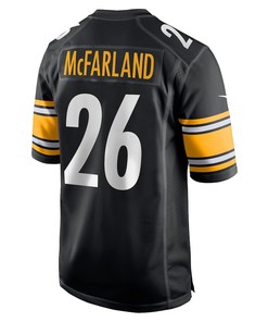 Anthony McFarland Jr. Pittsburgh Steelers Game Player Jersey - Black
