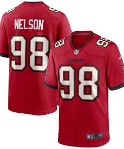 Anthony Nelson 98 Tampa Bay Buccaneers Game Jersey - Red