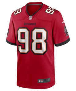 Anthony Nelson 98 Tampa Bay Buccaneers Game Jersey - Red