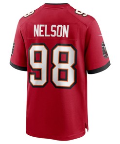Anthony Nelson 98 Tampa Bay Buccaneers Game Jersey - Red