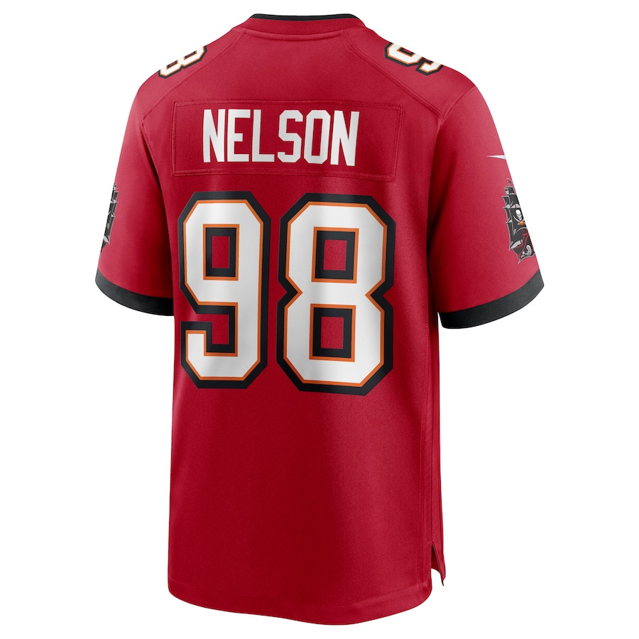 Anthony Nelson 98 Tampa Bay Buccaneers Game Jersey - Red