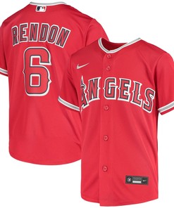Anthony Rendon Los Angeles Angels Alternate Replica Player Jersey - Red Mlb Ver 1