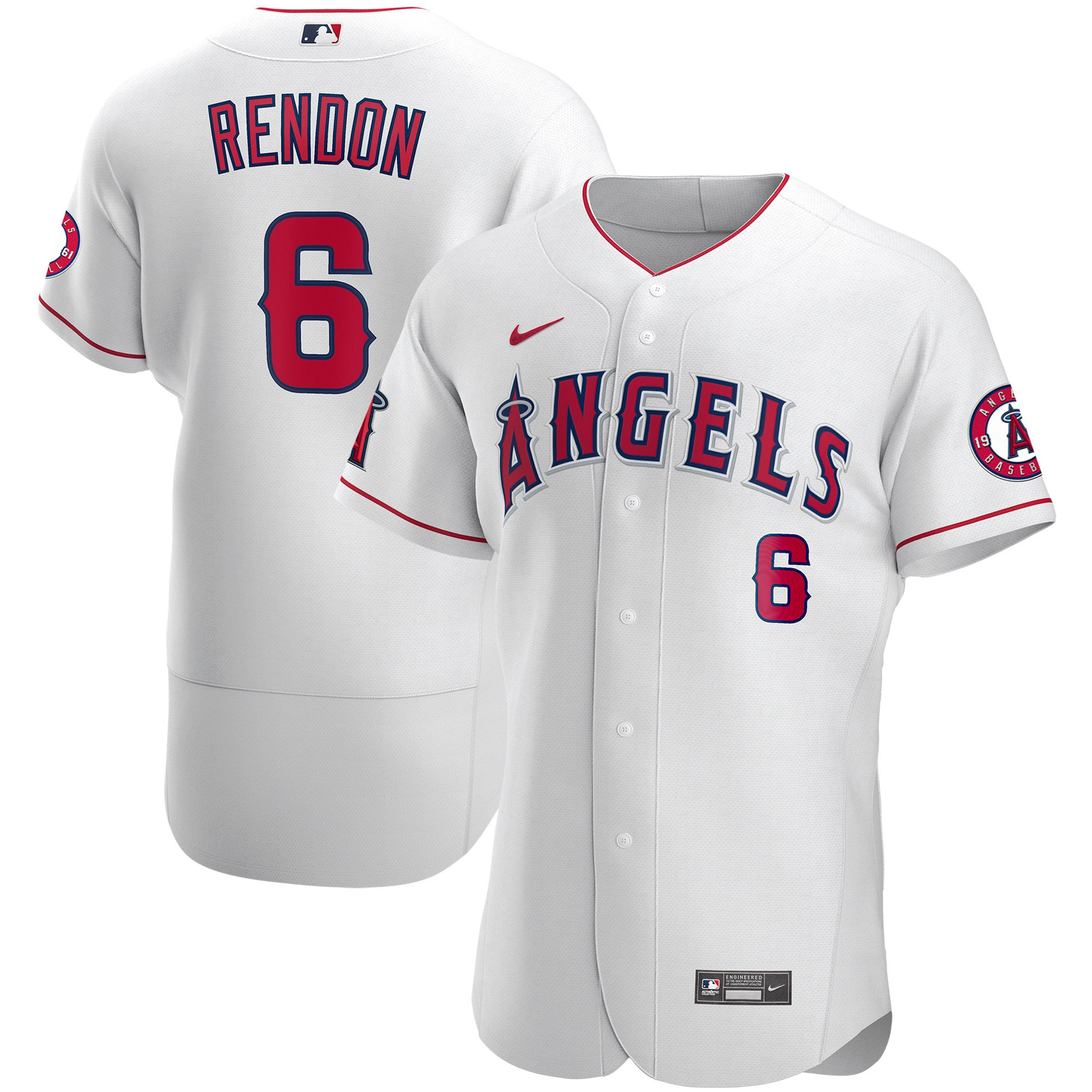 Anthony Rendon Los Angeles Angels Authentic Player Jersey - White Mlb