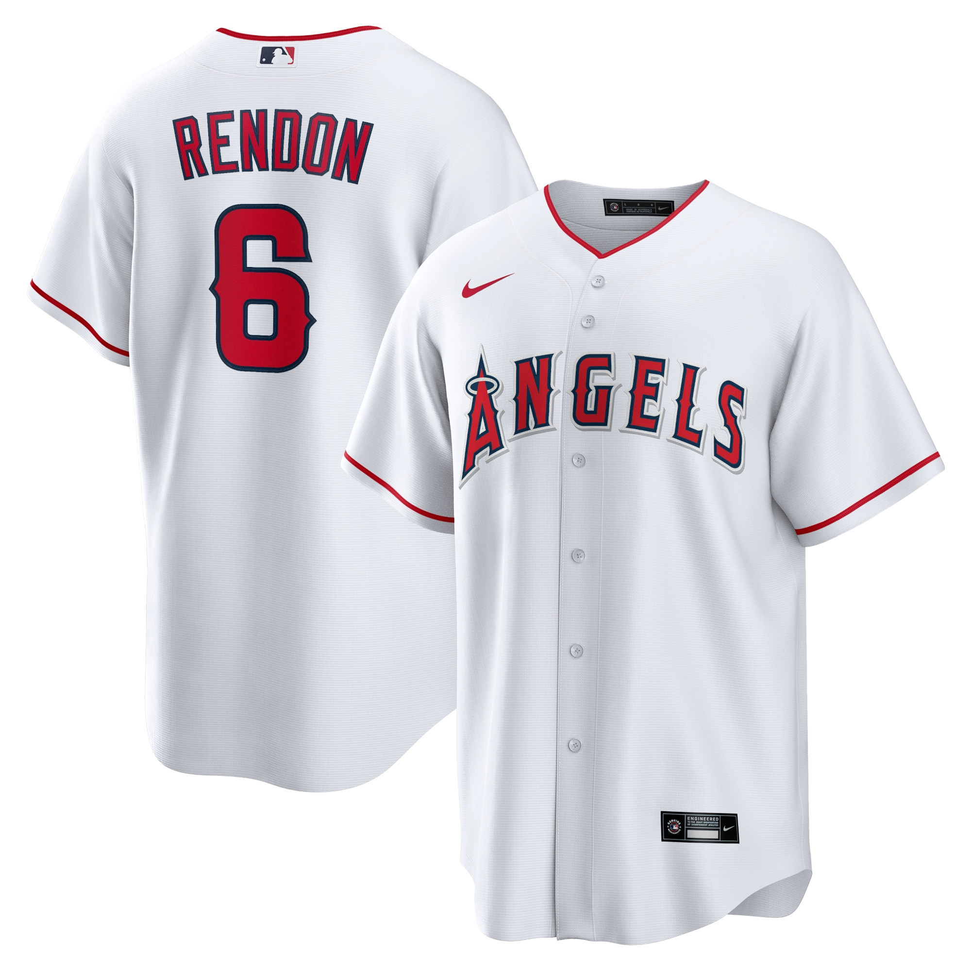 Anthony Rendon Los Angeles Angels Home Replica Player Name Jersey White Mlb