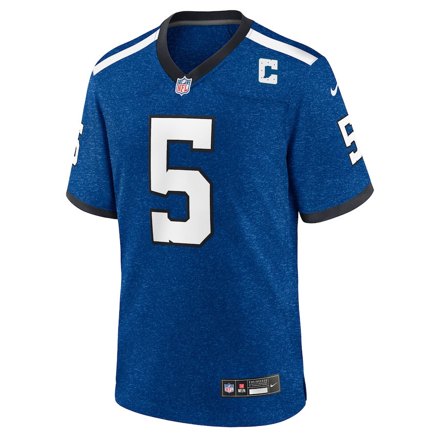 Anthony Richardson 5 Indianapolis Colts Indiana Nights Alternate Game Men Jersey - Royal