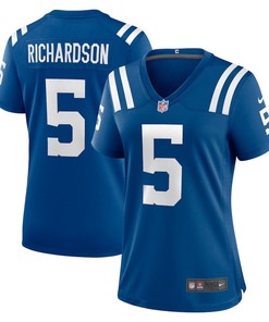 Anthony Richardson 5 Indianapolis Colts Women's Draft First Round Pick Game Jersey - Royal