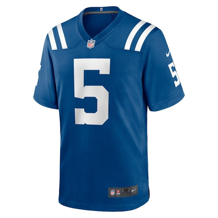Anthony Richardson 5 Indianapolis Colts Youth 2023 Draft First Round Pick Game Jersey - Royal