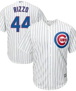 Anthony Rizzo 44 Chicago Cubs Big And Tall Cool Base Player Jersey - White
