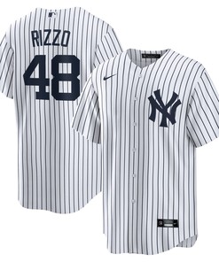 Anthony Rizzo New York Yankees Home Official Replica Player Jersey - White Mlb