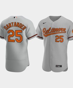 Anthony Santander 25 Baltimore Orioles Gray Road Jersey