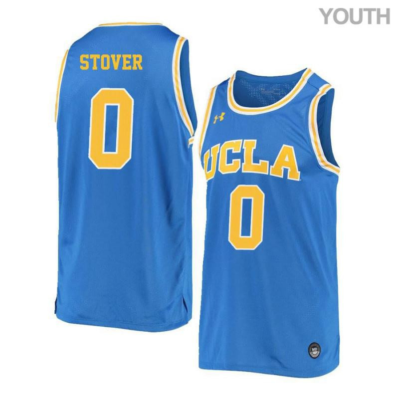 Anthony Stover 0 UCLA Bruins Retro Elite Basketball Youth Jersey - Blue