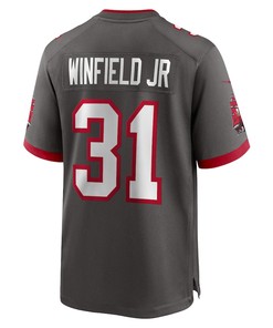 Antoine Winfield Jr. 31 Tampa Bay Buccaneers Game Jersey - Pewter
