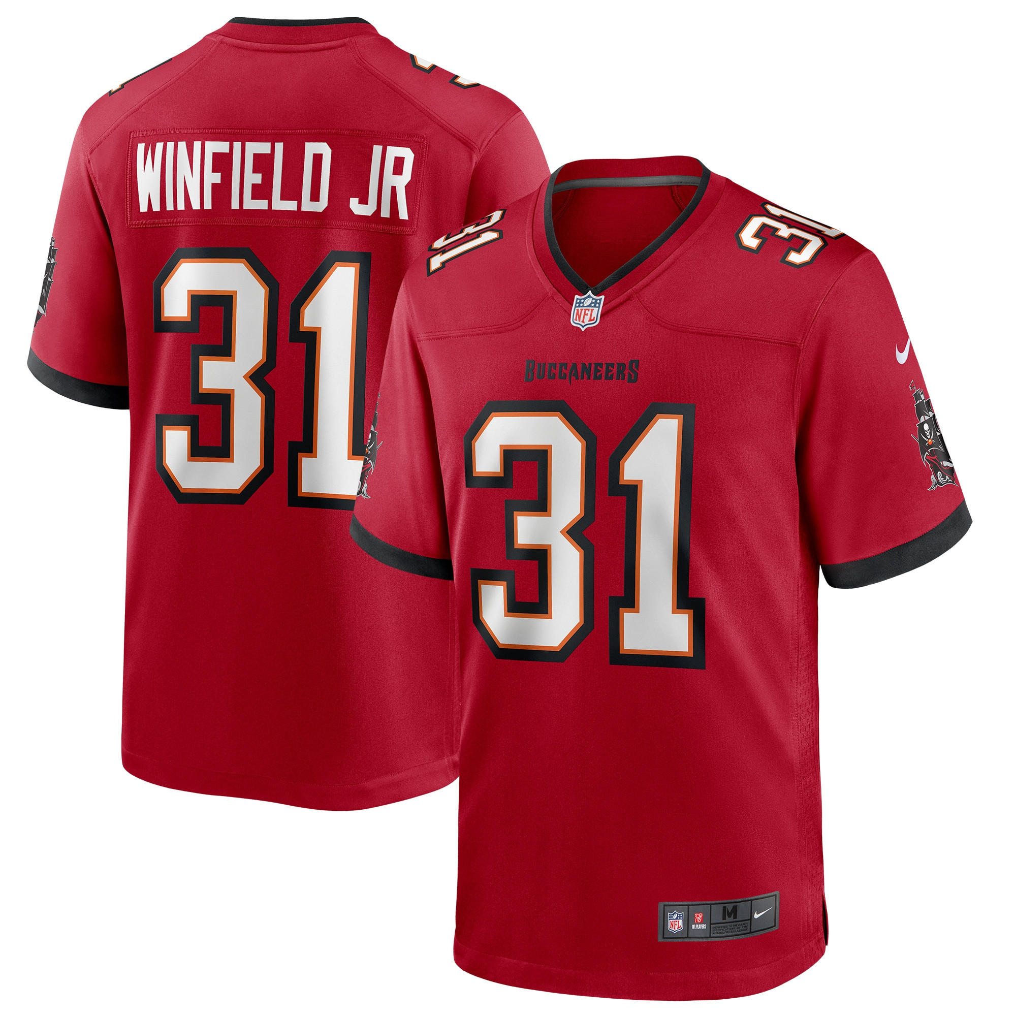 Antoine Winfield Jr Tampa Bay Buccaneers Game Jersey Red Nfl
