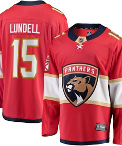 Anton Lundell Florida Panthers Fanatics Branded Home Breakaway Player Jersey - Red Nhl