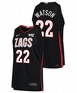 Anton Watson 22 Gonzaga Bulldogs 2022 College Basketball Limited Men Jersey - Black