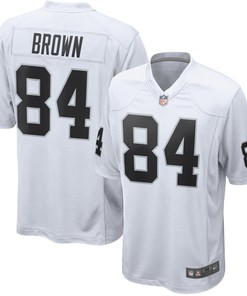 Antonio Brown Las Vegas Raiders Nike Game Jersey - White