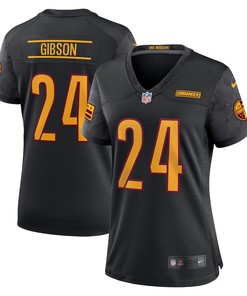 Antonio Gibson 24 Washington Commanders Women's Alternate Game Player Jersey - Black