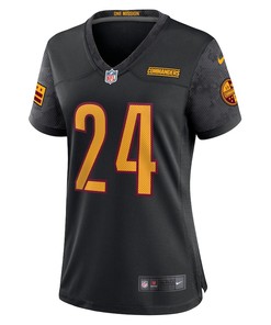 Antonio Gibson 24 Washington Commanders Women's Alternate Game Player Jersey - Black
