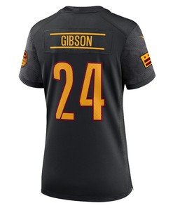 Antonio Gibson 24 Washington Commanders Women's Alternate Game Player Jersey - Black