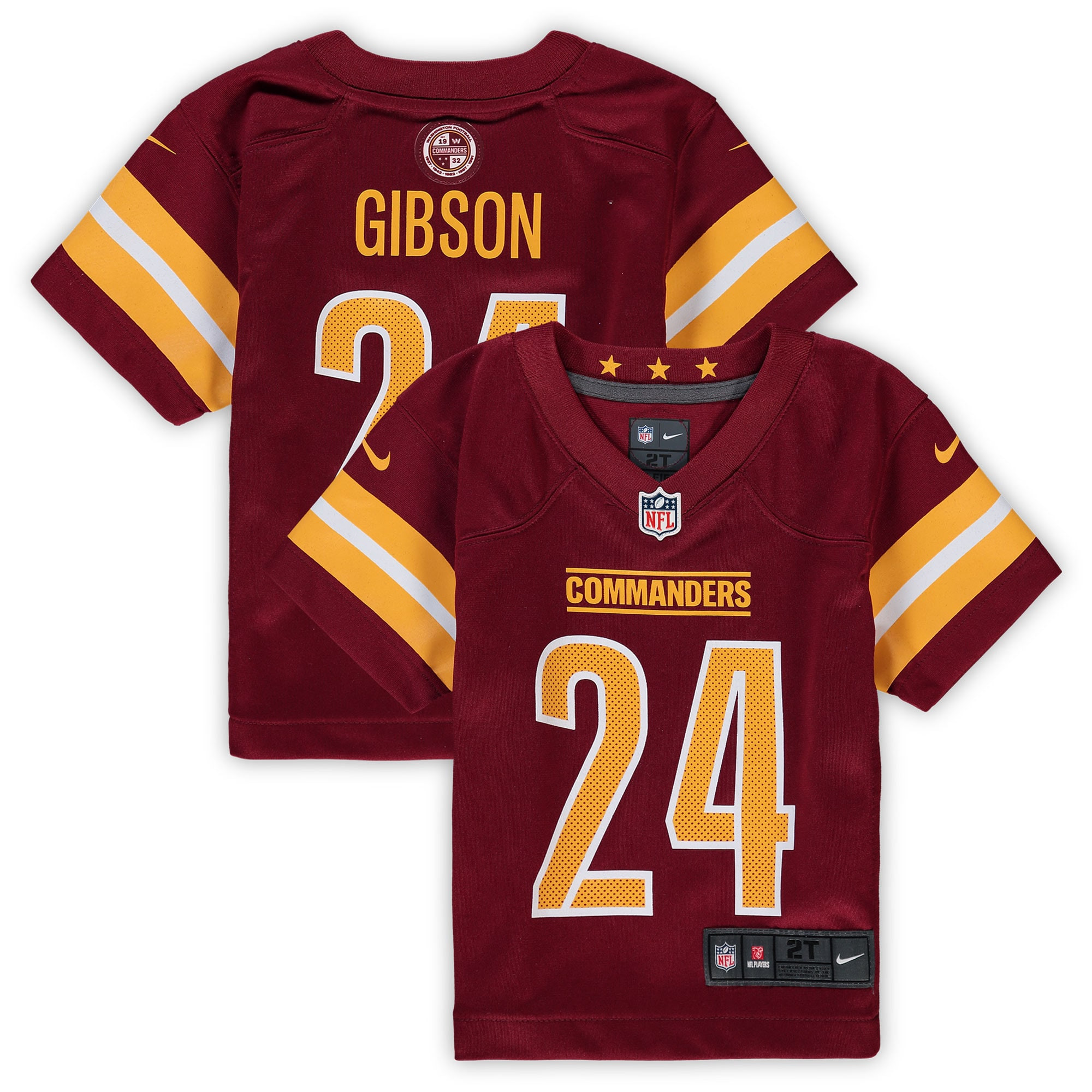 Antonio Gibson Washington Commanders Toddler Game Jersey - Burgundy Nfl