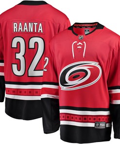 Antti Raanta Carolina Hurricanes Fanatics Branded Home Breakaway Player Jersey - Red Nhl