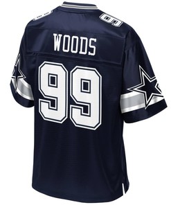 Antwaun Woods Dallas Cowboys Nfl Pro Line Player Jersey - Navy