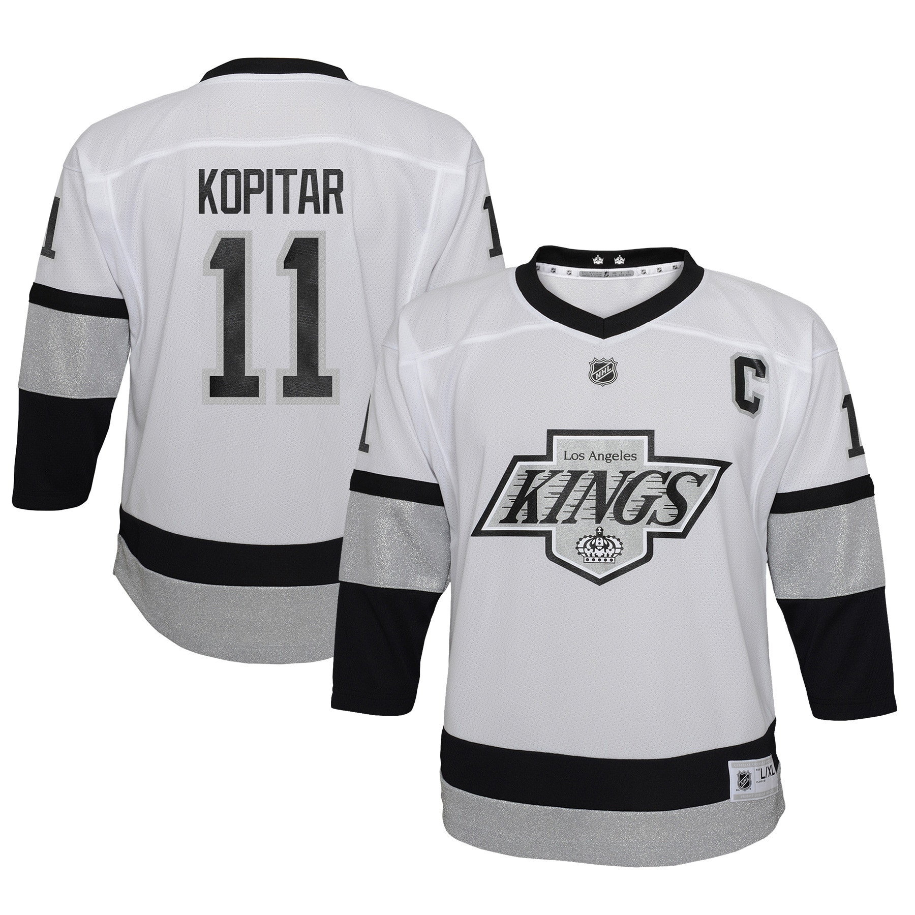 Anze Kopitar Los Angeles Kings 2021/22 Alternate Replica Player Jersey - White Nhl