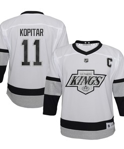 Anze Kopitar Los Angeles Kings Toddler 2021/22 Alternate Replica Player Jersey - White Nhl
