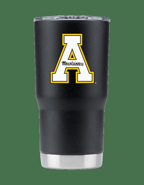 Appalachian State Black Tumbler - Sleek Black Tumbler for Appalachian State Fans