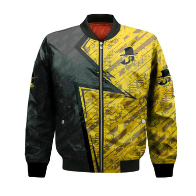 Appalachian State Mountaineers Bomber Abstract Pattern Sport- NCAA