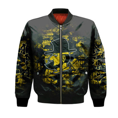 Appalachian State Mountaineers Bomber Jacket Camouflage Vintage - NCAA