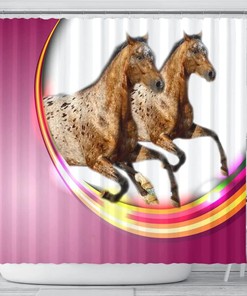 Appaloosa Horse Print Shower Curtain - Country Home Bathroom Decor