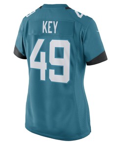 Arden Key Jacksonville Jaguars Women's Game Player Jersey - Teal