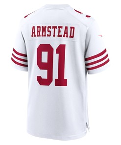 Arik Armstead 91 San Francisco 49ers Player Game Jersey - White