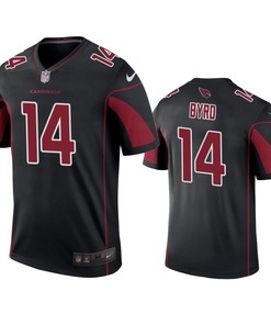 Arizona Cardinals #14 Damiere Byrd Black Color Rush Legend Jersey - Mens