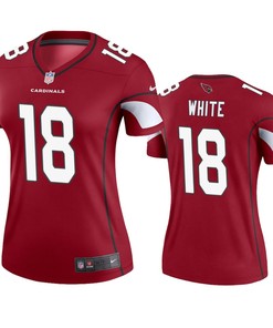 Arizona Cardinals #18 Kevin White Cardinal Legend Jersey - Womens