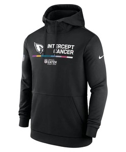 Arizona Cardinals 2022 NFL Crucial Catch Therma Performance Pullover Hoodie - Black