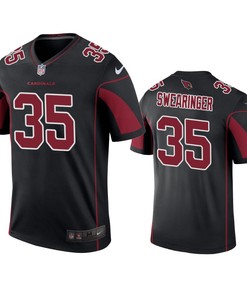 Arizona Cardinals #35 D.j. Swearinger Black Color Rush Legend Jersey - Men