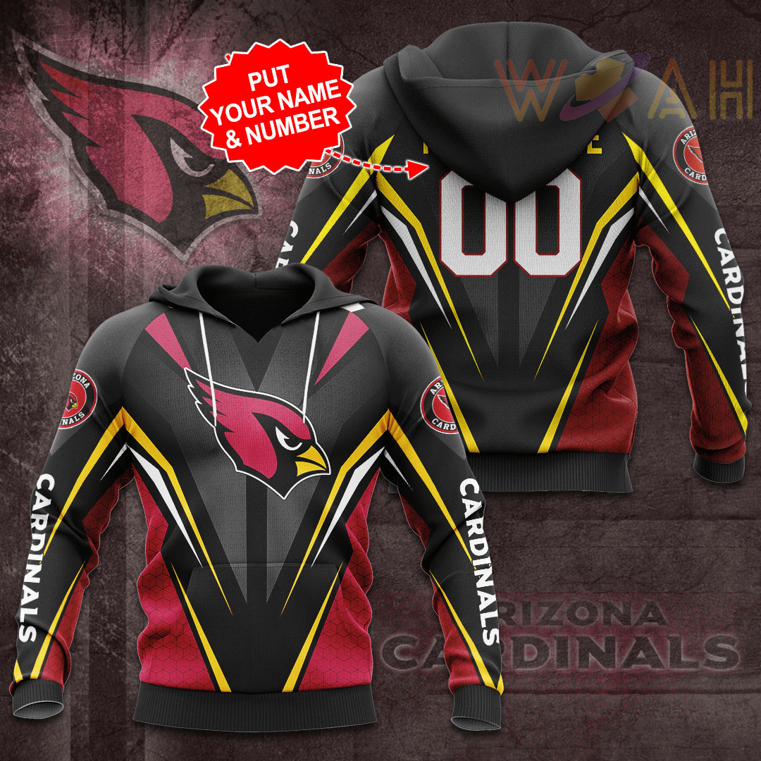 Arizona Cardinals 3D Hoodie