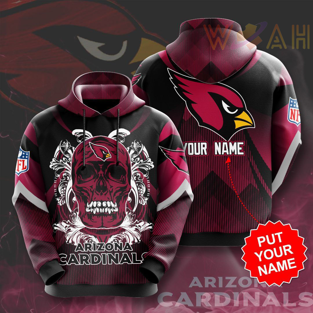Arizona Cardinals 3D Hoodie