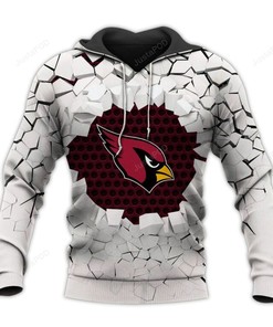 Arizona Cardinals 3D Hoodie Zip Hoodie