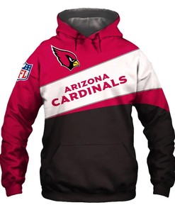 Arizona Cardinals American Football 3D Hoodie NFL 3D Sweatshirt