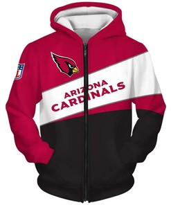 Arizona Cardinals American Football 3D Hoodie NFL 3D Sweatshirt