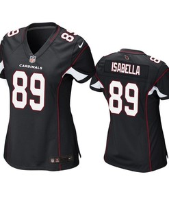 Arizona Cardinals Andy Isabella 2019 Nfl Draft Black Game Womens Jersey